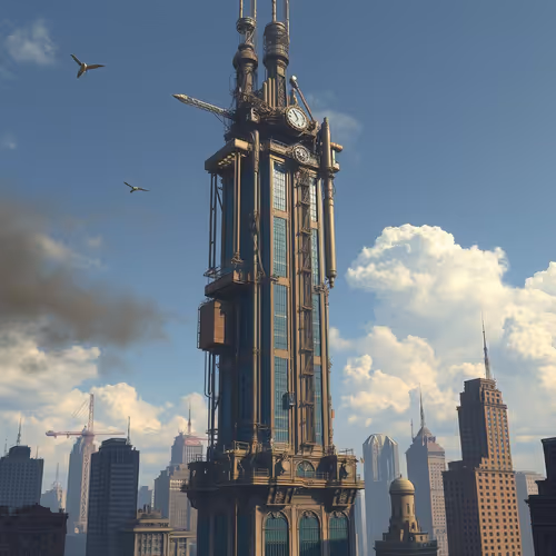 Steampunk Skyscrapers Base