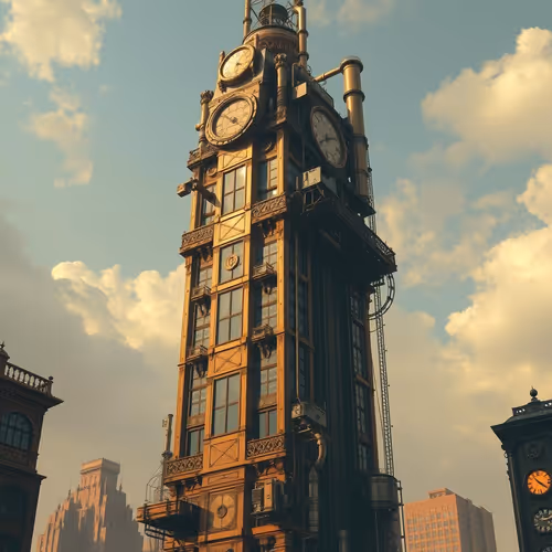 Steampunk Skyscrapers Base