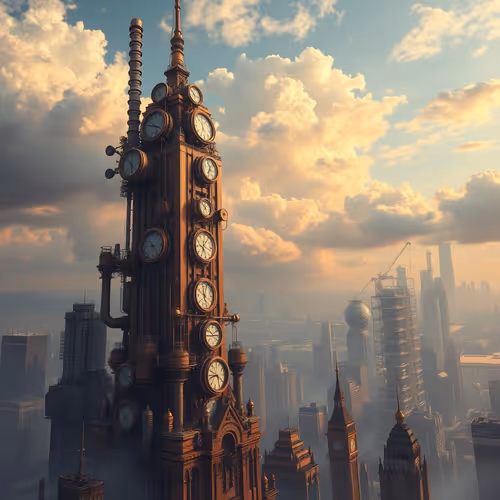 Steampunk Skyscrapers Base