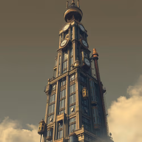 Steampunk Skyscrapers Base