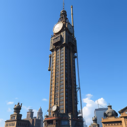 Steampunk Skyscrapers Base