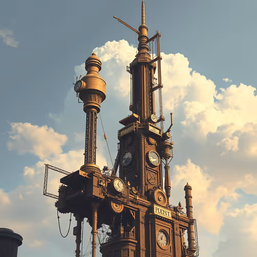 Steampunk Skyscrapers Base
