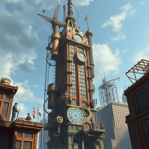 Steampunk Skyscrapers Base