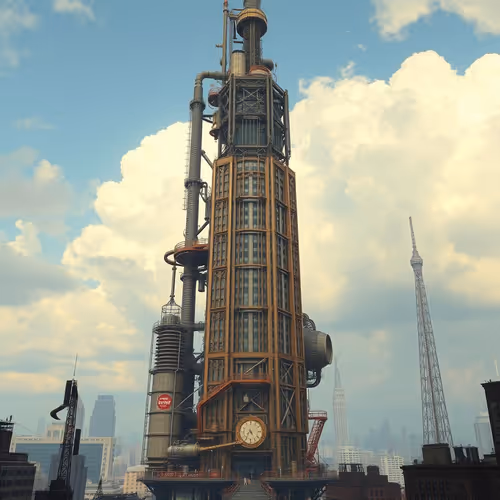 Steampunk Skyscrapers Base