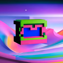 Based Cube Generative Art #550