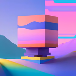 Based Cube Generative Art #314