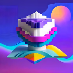 Based Cube Generative Art #315