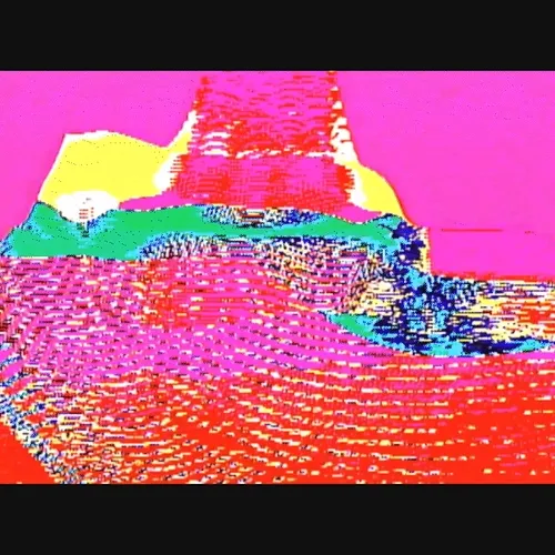 abstract, broken and colorful