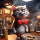 Alcoholic cat NFT