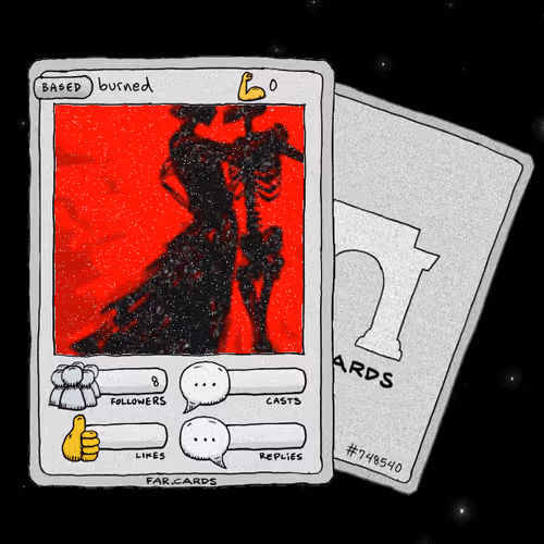 far.cards - burned