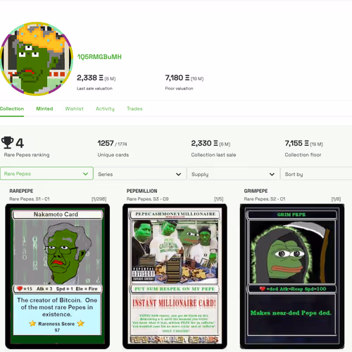 Rare Pepes Collection- For Sale!