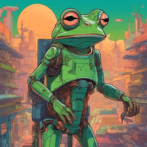 Art PEPE on BASE #106
