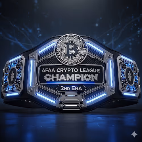 AFAA League 3 Cryptoweight Championship Belt of the 2nd Era