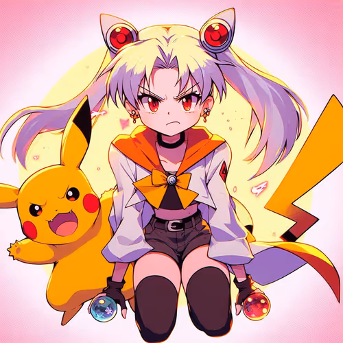 Neko chand and Pikachu