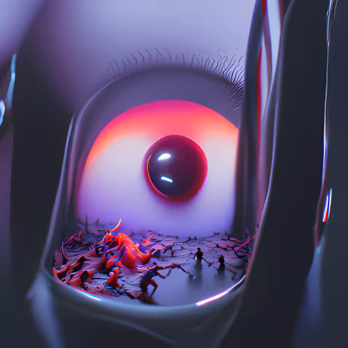 Unblinking By Beeble