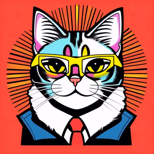 Cat Pop art #176