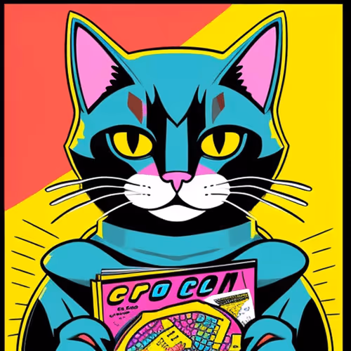 Cat Pop Art 2