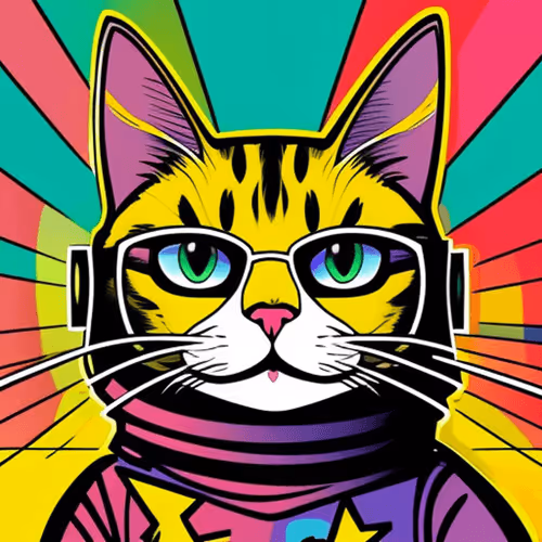 Cat Pop Art 2