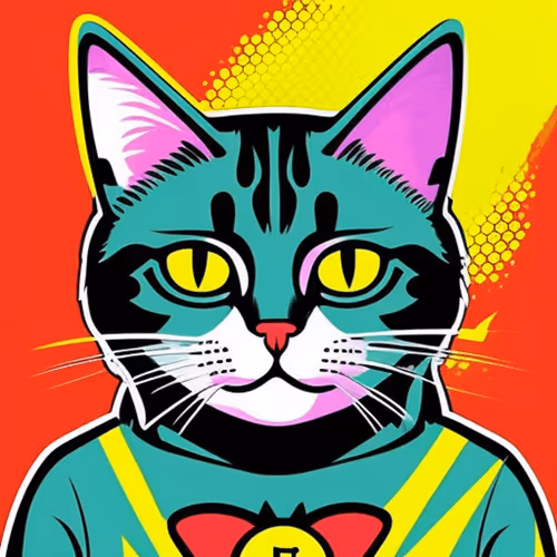 Cat Pop Art 2