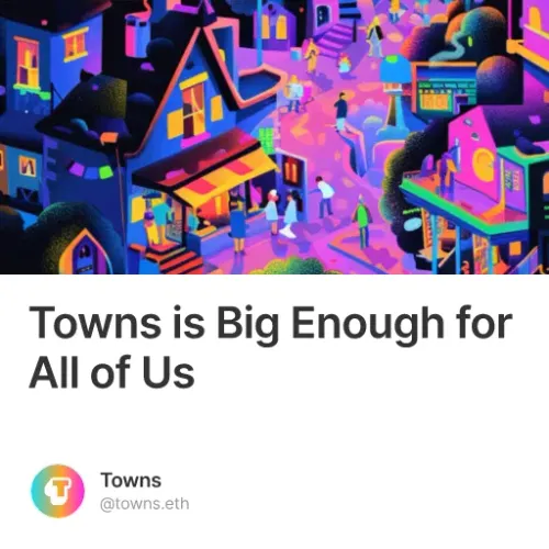 Towns Is Big Enough For All Of Us