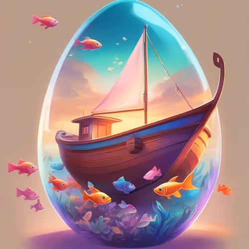 crystal egg boat 1