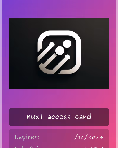 Nuxt Club Card