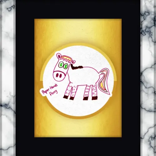 Paper Hands Pony #71829
