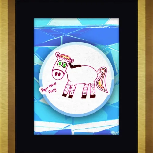 Paper Hands Pony #64013