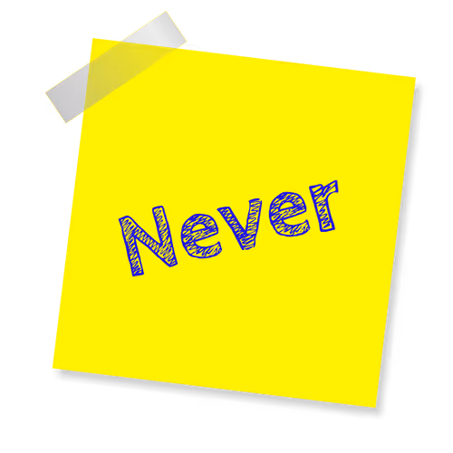 Notes And Flowers Never