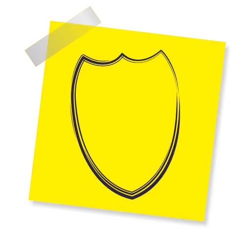 Notes And Flowers Shield