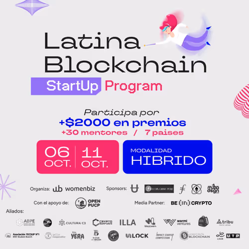 Ticket for ​💥 Latina Blockchain Startup – DemoDay 2025