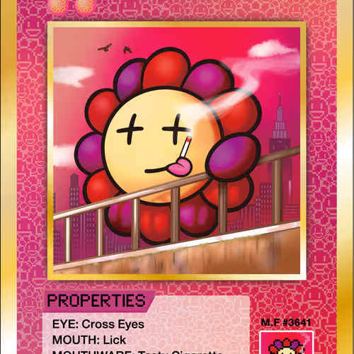 108 Flowers Revised Nft Cards