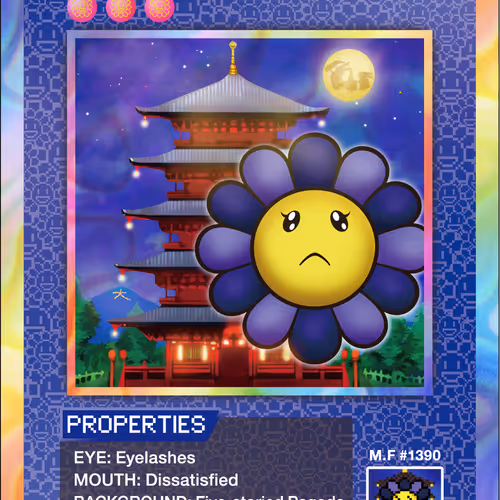 108 Flowers Revised Nft Cards