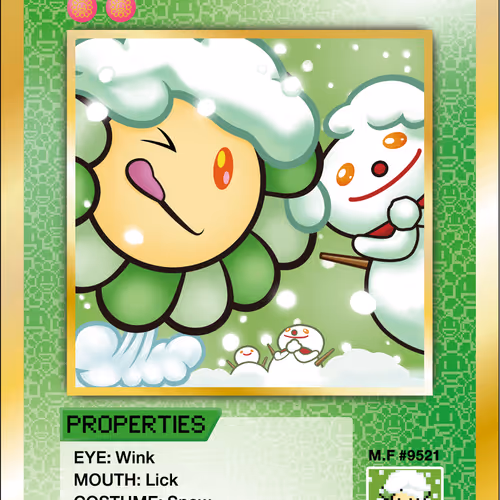 108 Flowers Revised Nft Cards