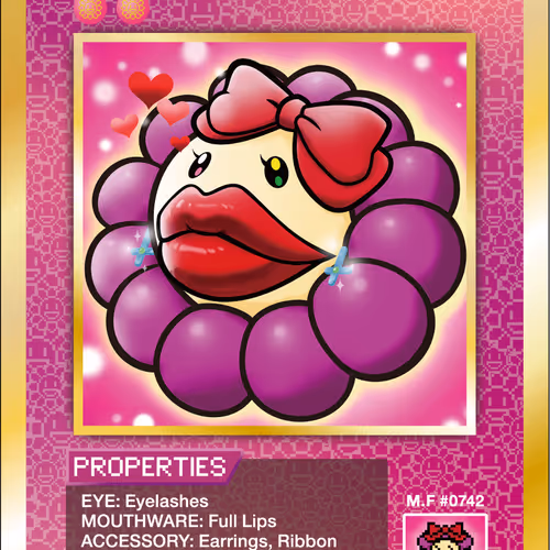 108 Flowers Revised Nft Cards