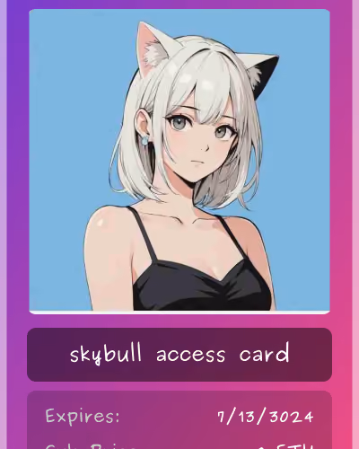 skybull club card