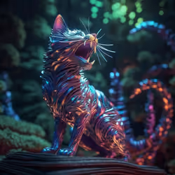 Fractal cats #101