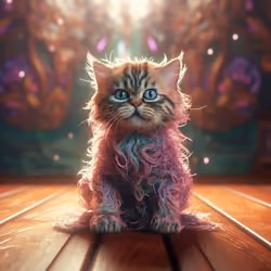 Fractal cats #102