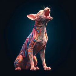 Fractal cats #521