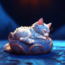 Fractal cats #87
