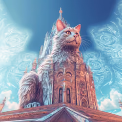 Fractal cats #89