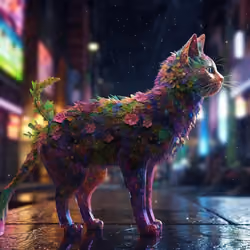 Fractal cats #103