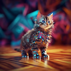Fractal cats #99