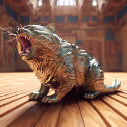 Fractal cats #100
