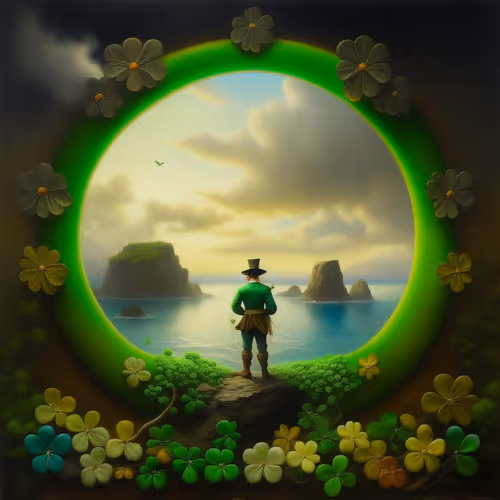Leprechaun View For A Lucky Day