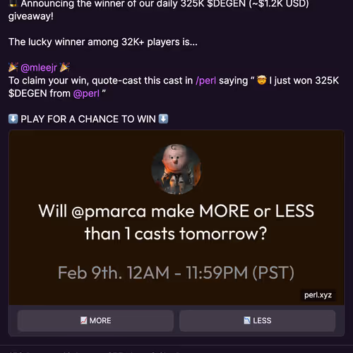 Sufficiently Decentralized Casts