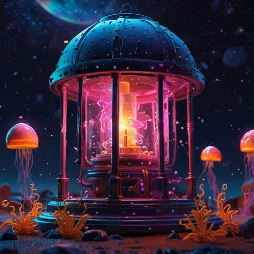 Neon Odyssey A Pop Art Cosmos 3