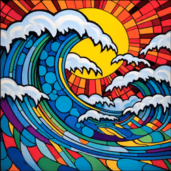 The roaring waves of the tide #872