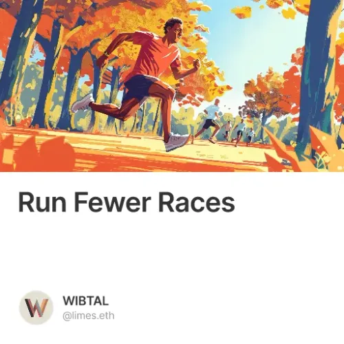 Run Fewer Races #0