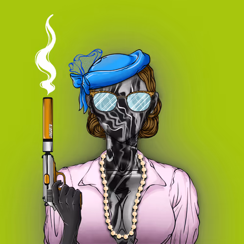 Art Of Mobs Ladies First Pfp logo
